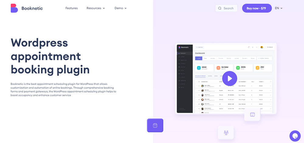 Booknetic WordPress حجز البرنامج المساعد