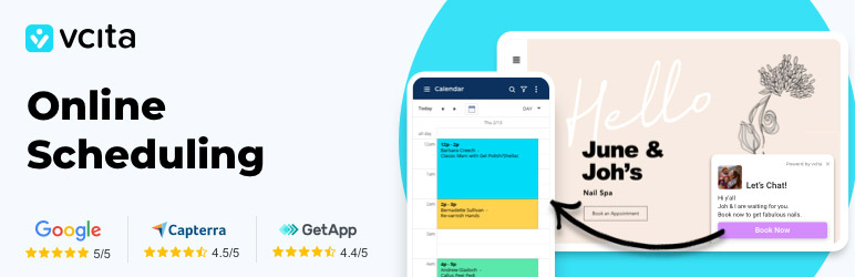 vcita البرنامج المساعد للجدولة عبر الإنترنت