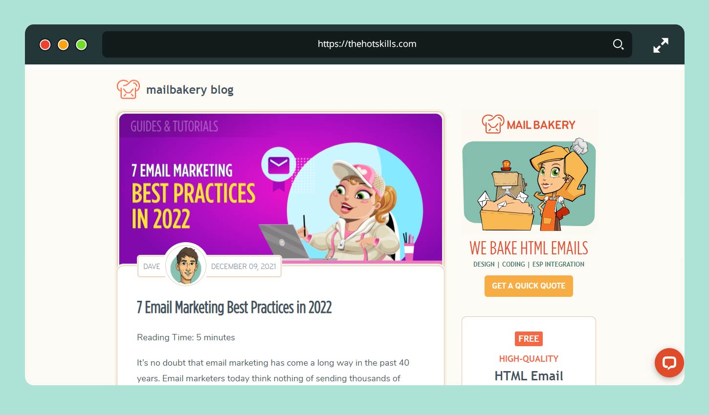 Blog di marketing di MailBakery