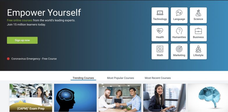 Page d'accueil d'Alison