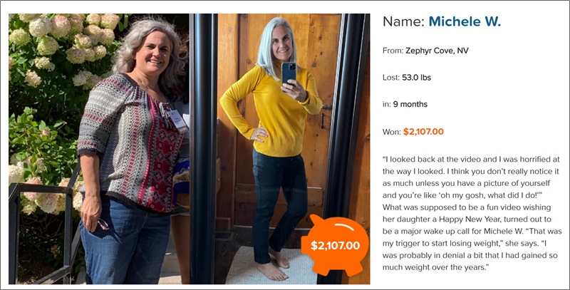 Healthywage 성공 사례 미셸