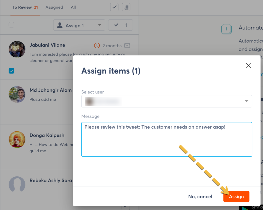 tugas tugas agorapulse