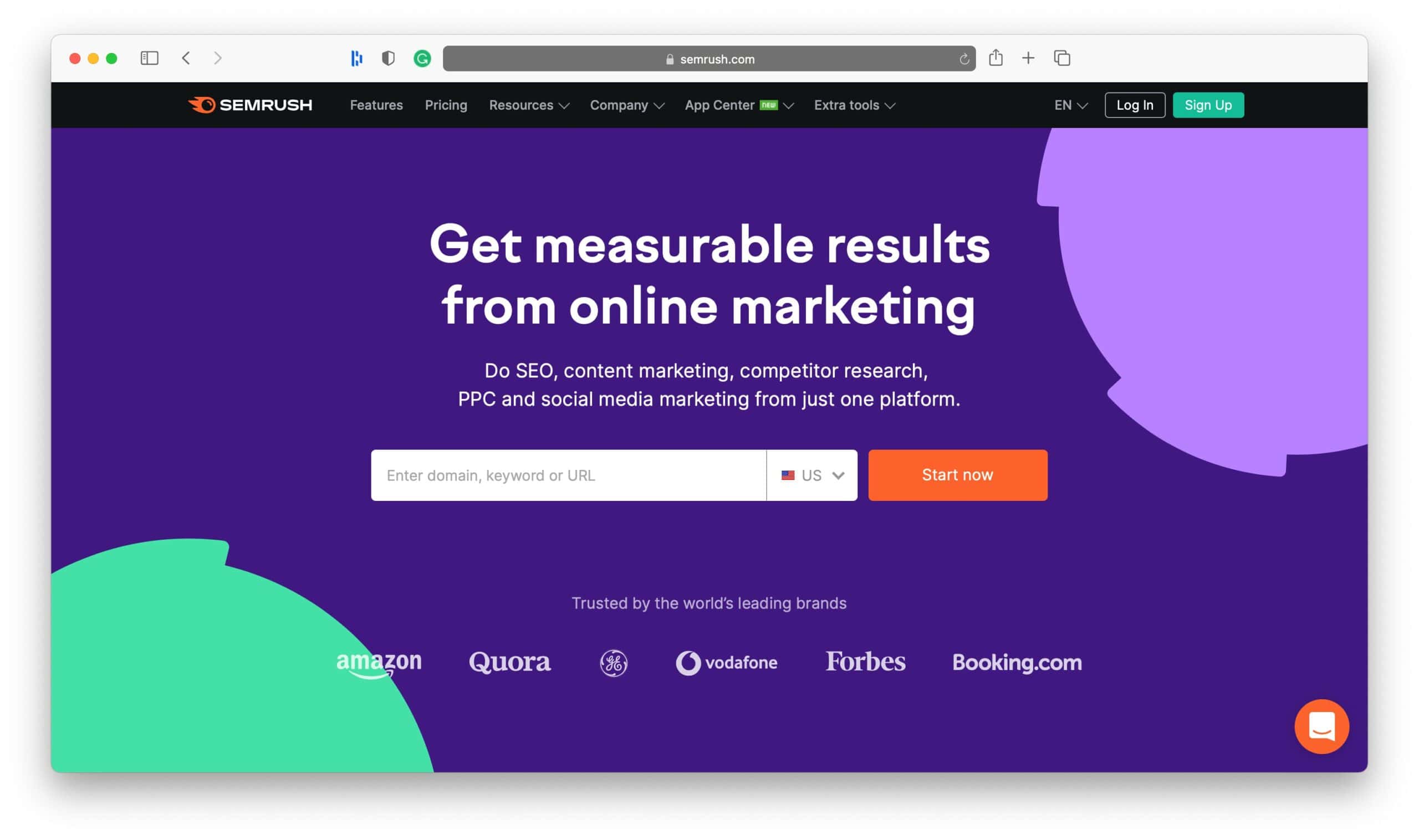 SEMrush Review für Websites