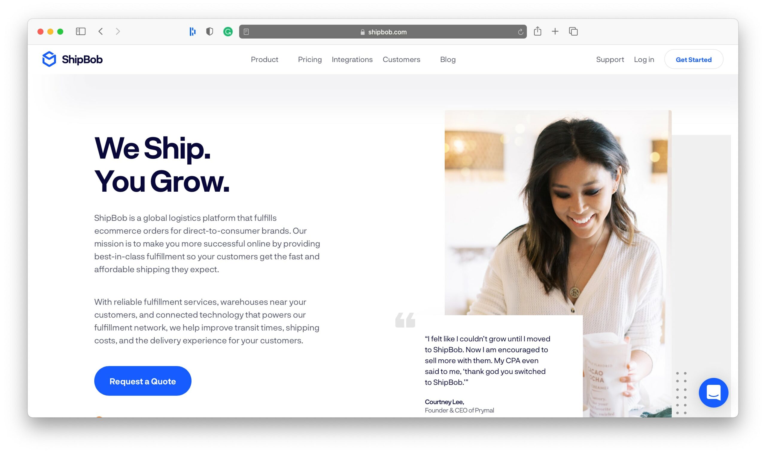 Services de traitement des petites entreprises ShipBob