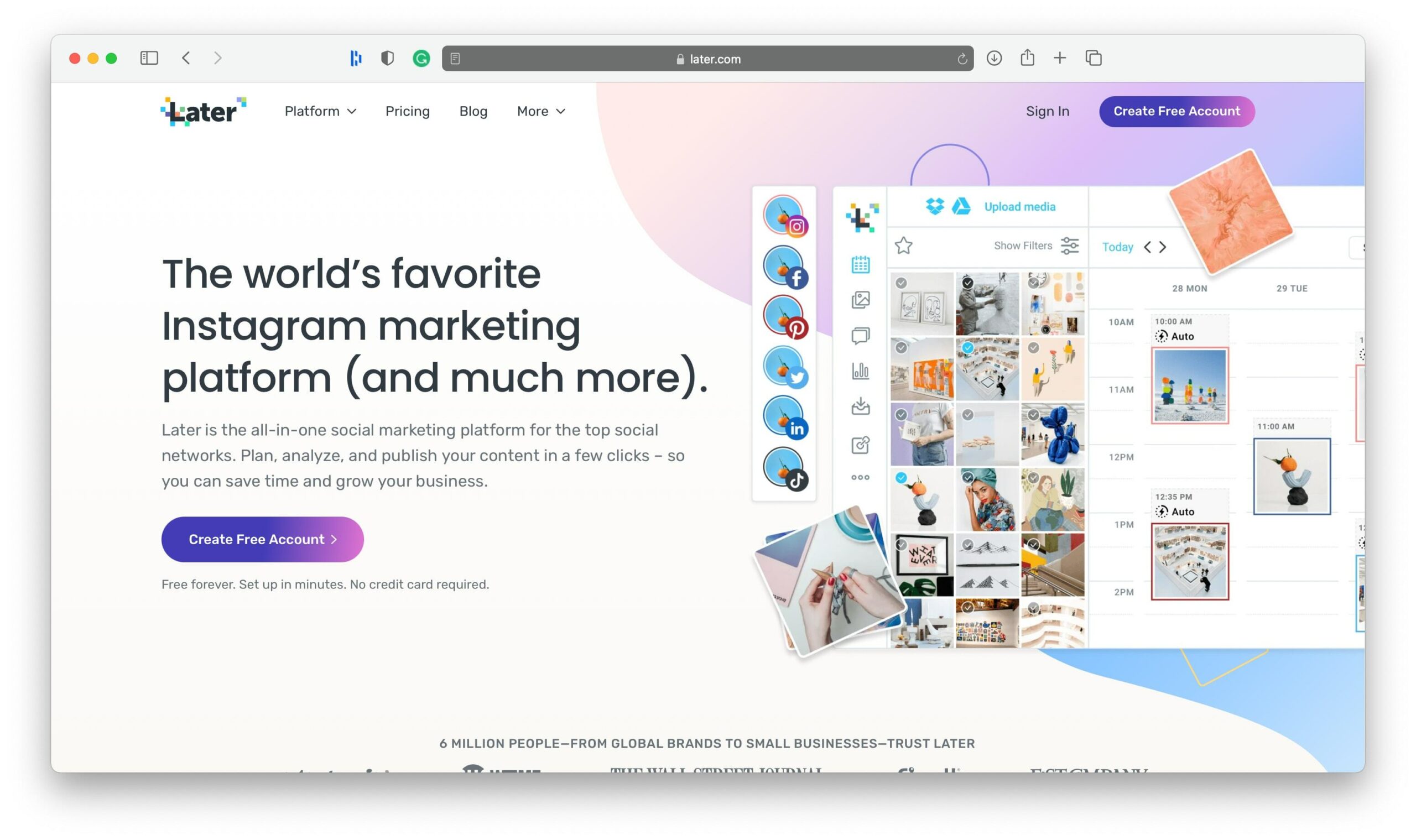 Più tardi Miglior strumento di pubblicazione sui social media