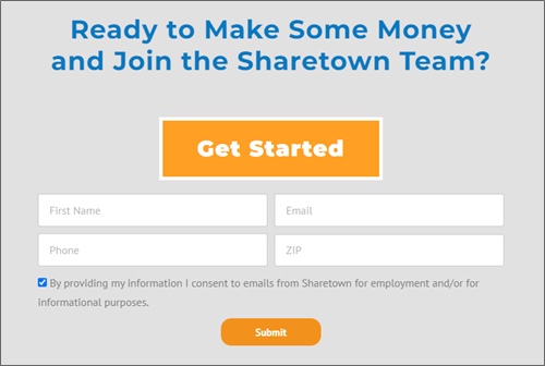 werde ein Sharetown-Vertreter