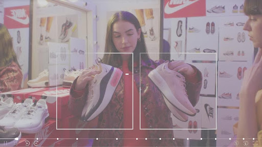 Пример интерактивного видео Nike