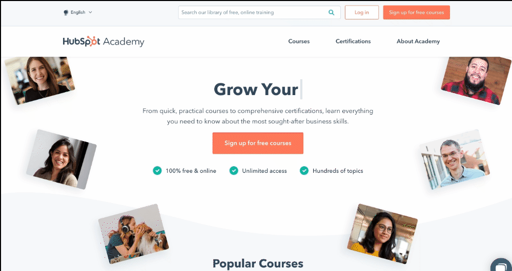 허브스팟 아카데미