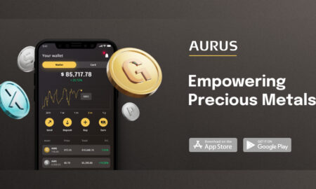 Aurus 移动应用程序 — 贵金属和 DeFi