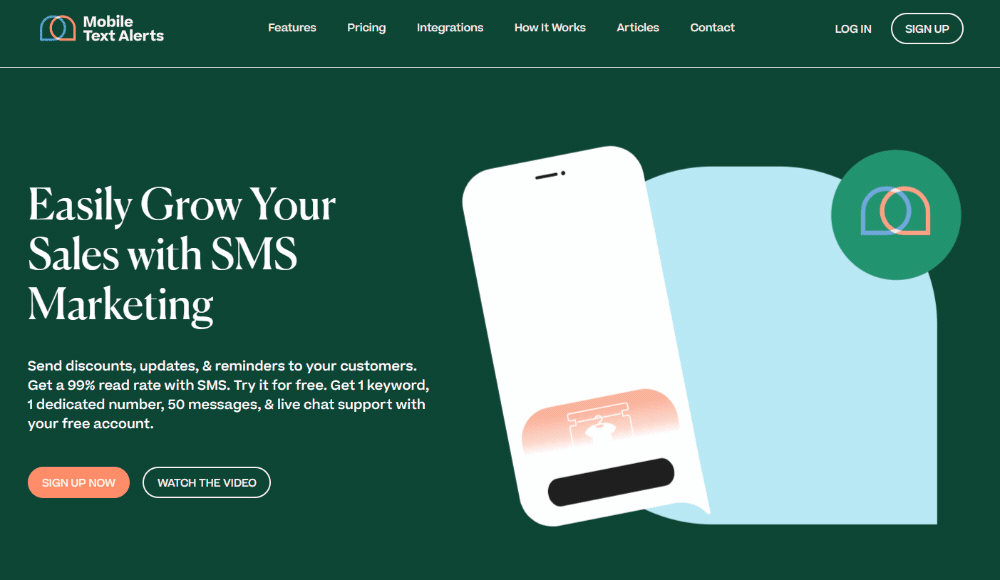 最高のSMSテキストマーケティングサービス2022モバイルテキストアラート