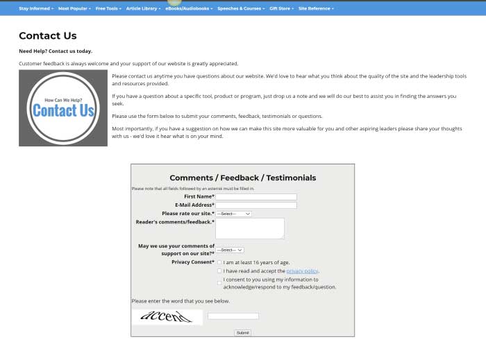 Buat mata pengunjung Anda bergerak ke arah formulir dengan menambahkan gambar yang ditempatkan dengan baik.
