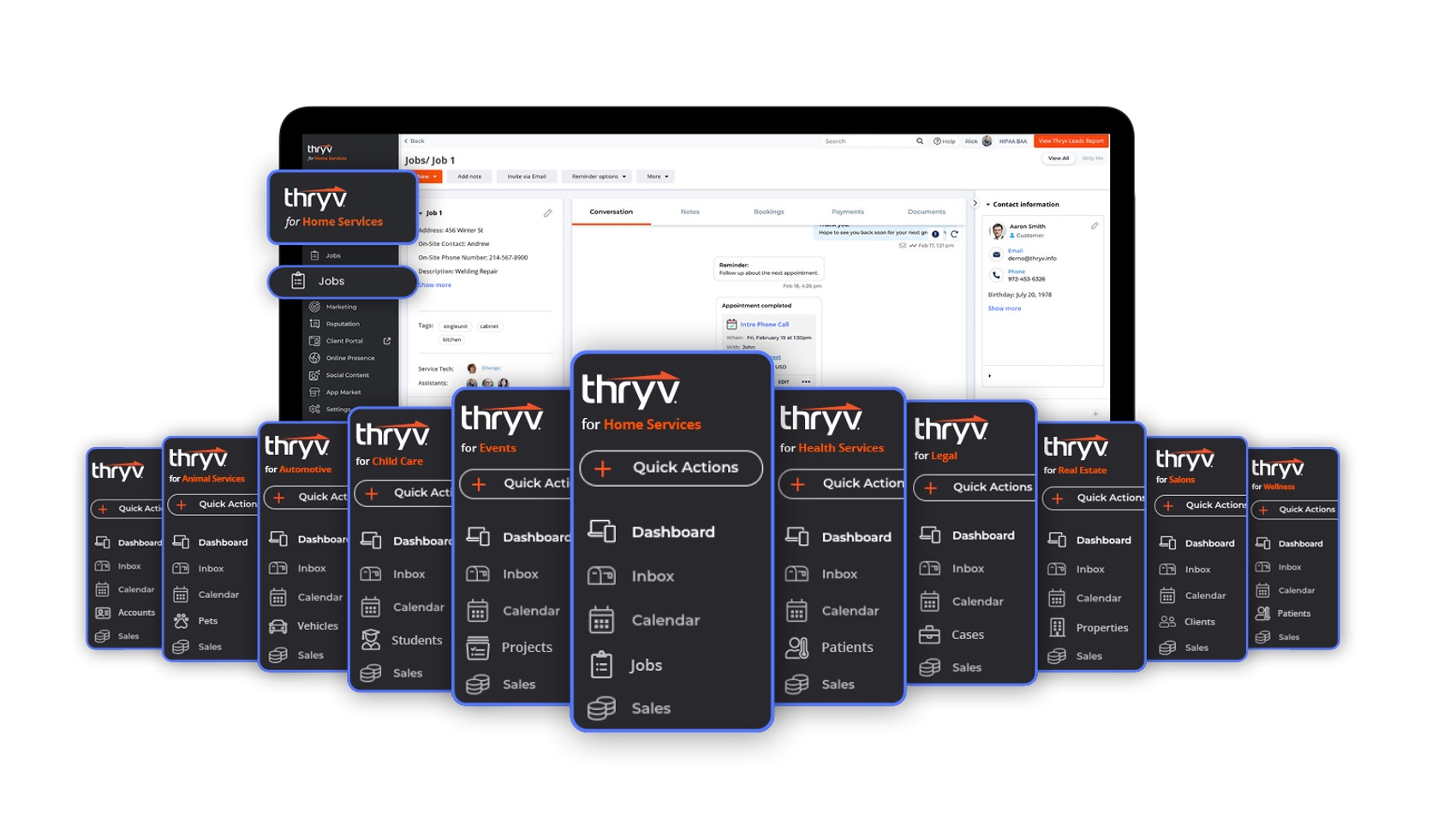 Thryv، Inc. - Thryv، Inc. تعزز إدارة علاقات العملاء للمهام الخاصة بالصناعة والمشاريع والوظائف وإدارة العملاء