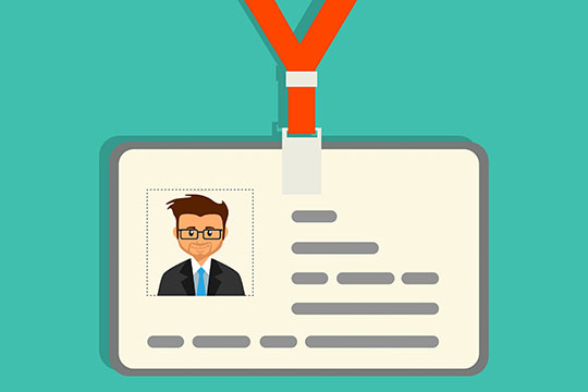 vérification-d'identité-carte-de-visite-employé-permission-sécurité