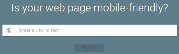 Google mobile friendly tool