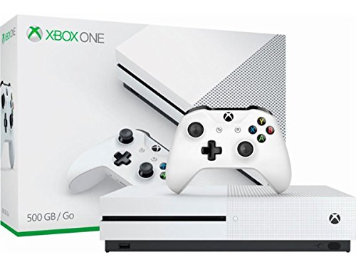 Microsoft - Consola Xbox One S 500GB - Blanco - ZQ9-00028 (Renovado)