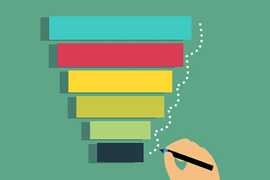 marketing-plan-funnel-chart-color-design-informações-lead-otimização-venda-estratégia-alvo