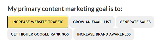 结果为中心的内容