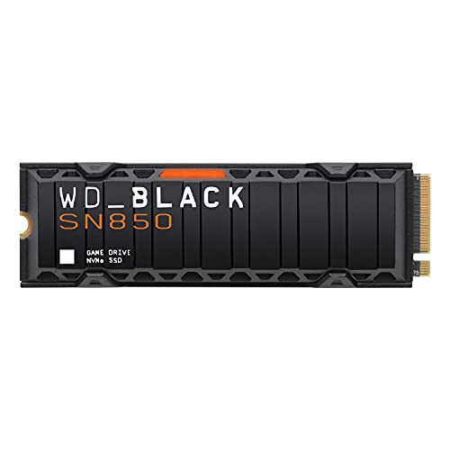 WD_BLACK 1TB SN850 NVMe Internal Gaming SSD Solid State Drive พร้อมฮีทซิงค์ - ใช้งานได้กับ Playstation 5, Gen4 PCIe, M.2 2280, สูงสุด 7,000 MB/s - WDS100T1XHE