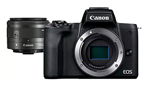 Canon EOS M50 Mark II + EF-M 15-45mm est STM Kit Noir