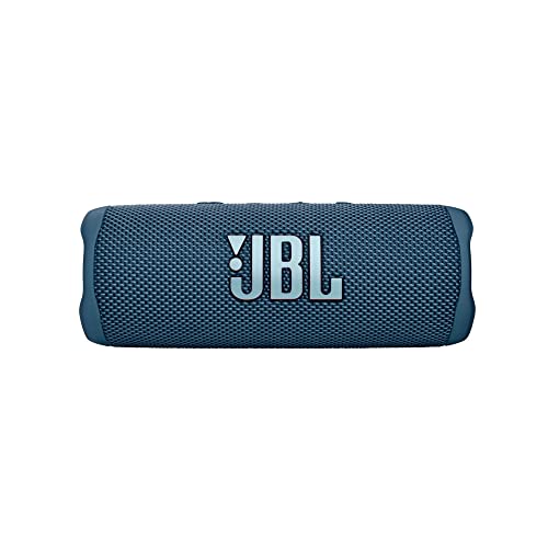 JBL Flip 6 - Altavoz Bluetooth portátil, sonido potente y graves profundos, resistente al agua IPX7, 12 horas de tiempo de reproducción, JBL PartyBoost para emparejamiento de múltiples altavoces, altavoz para el hogar, exteriores y viajes (azul)