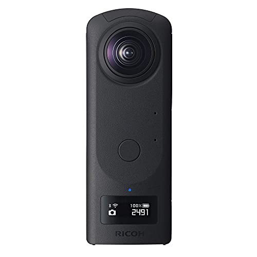 RICOH THETA Z1 51GB 黑色 360° 相機，兩個 1.0 英寸背照式 CMOS 傳感器，增加 51GB 內存，23MP 圖像，帶圖像穩定功能的 4K 視頻，HDR，高速無線傳輸