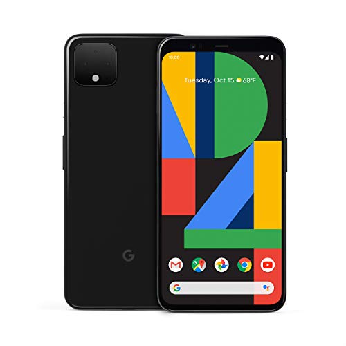 Google Pixel 4 XL - Solo negro - 64 GB - Desbloqueado (renovado)