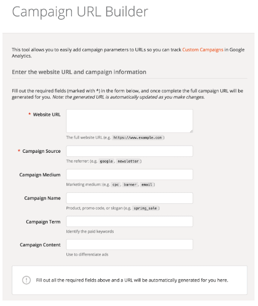 URL-Kampagnen-Builder