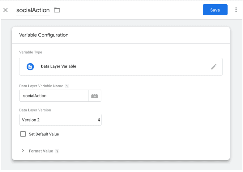 Variable Konfiguration