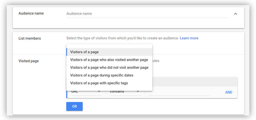 kendi kullanıcı listenizi oluşturma