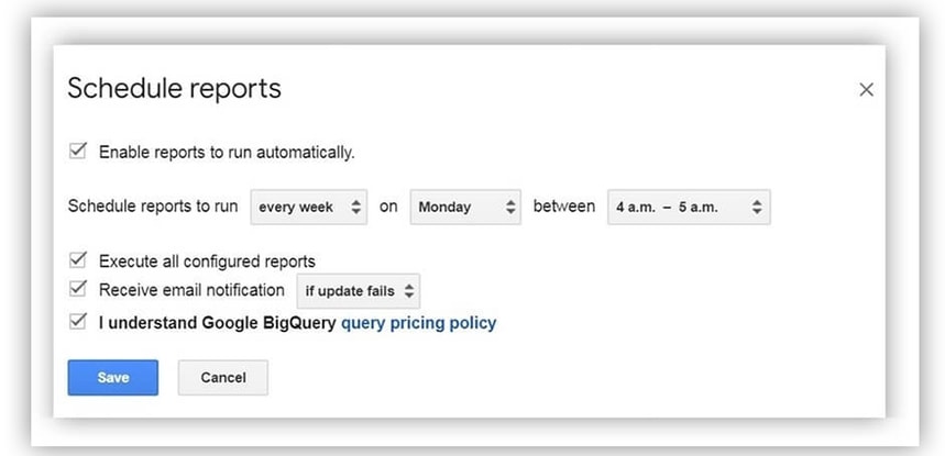 激活电子邮件警报