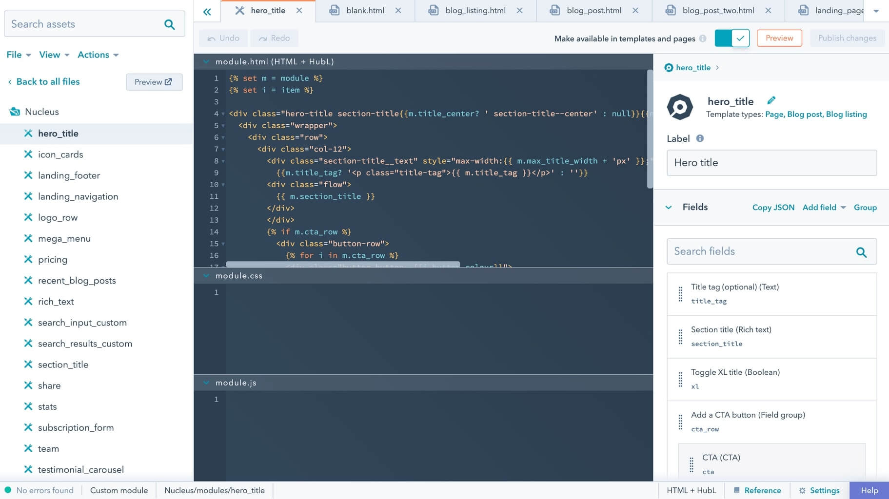 WordPress 개발자 공간을 통한 HubSpot