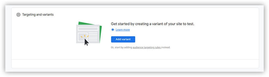 ajout d'une variante de site Web