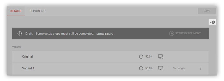 Identifiant Google Optimize