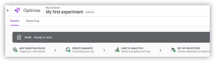 affichage des rapports