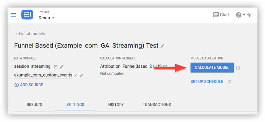 คำนวณรูปแบบการระบุแหล่งที่มา