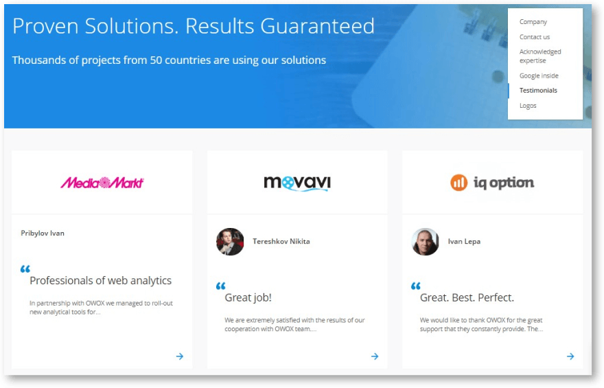 Отзывы и отзывы о OWOX BI