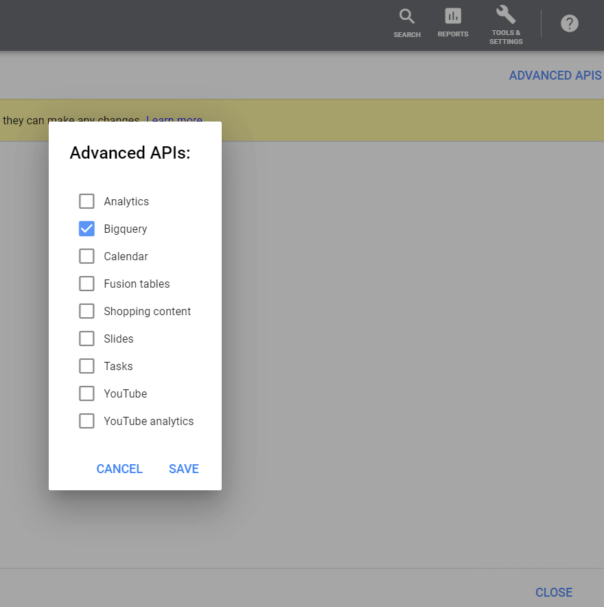 Guardando los cambios