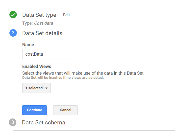 กรอกรายละเอียดชุดข้อมูล
