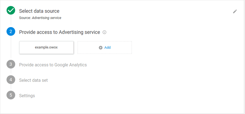 ให้การเข้าถึงบริการโฆษณา