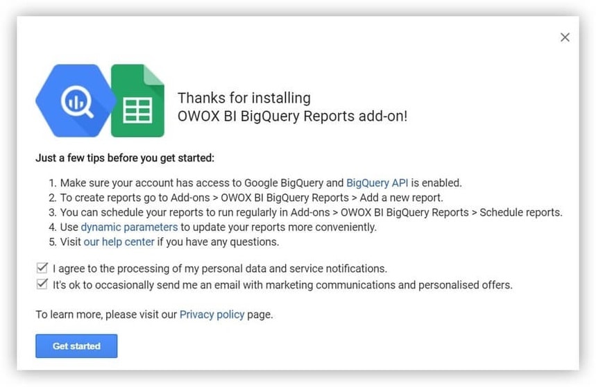 BigQueryへのアクセス