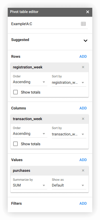 แผงการตั้งค่า