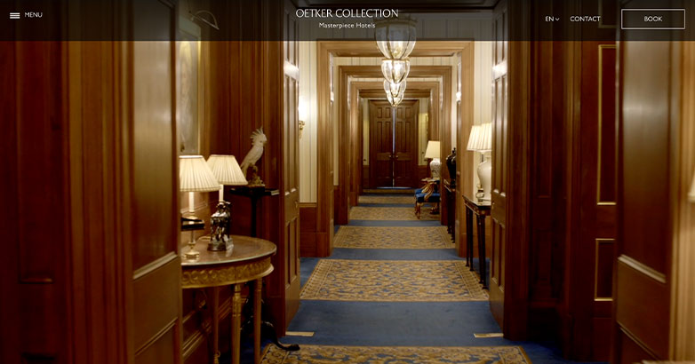 การออกแบบเว็บไซต์ที่หรูหรา