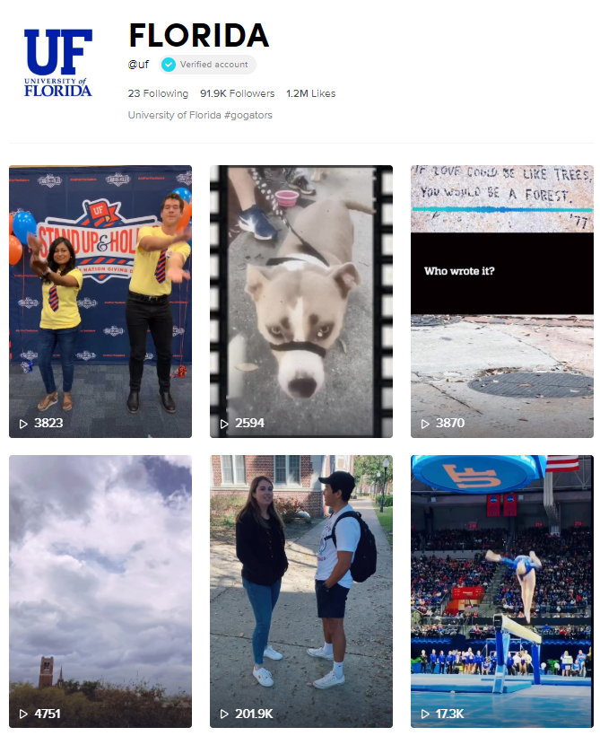 Université de Floride TikTok