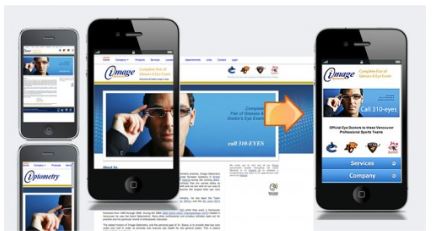 sitio web compatible con dispositivos móviles