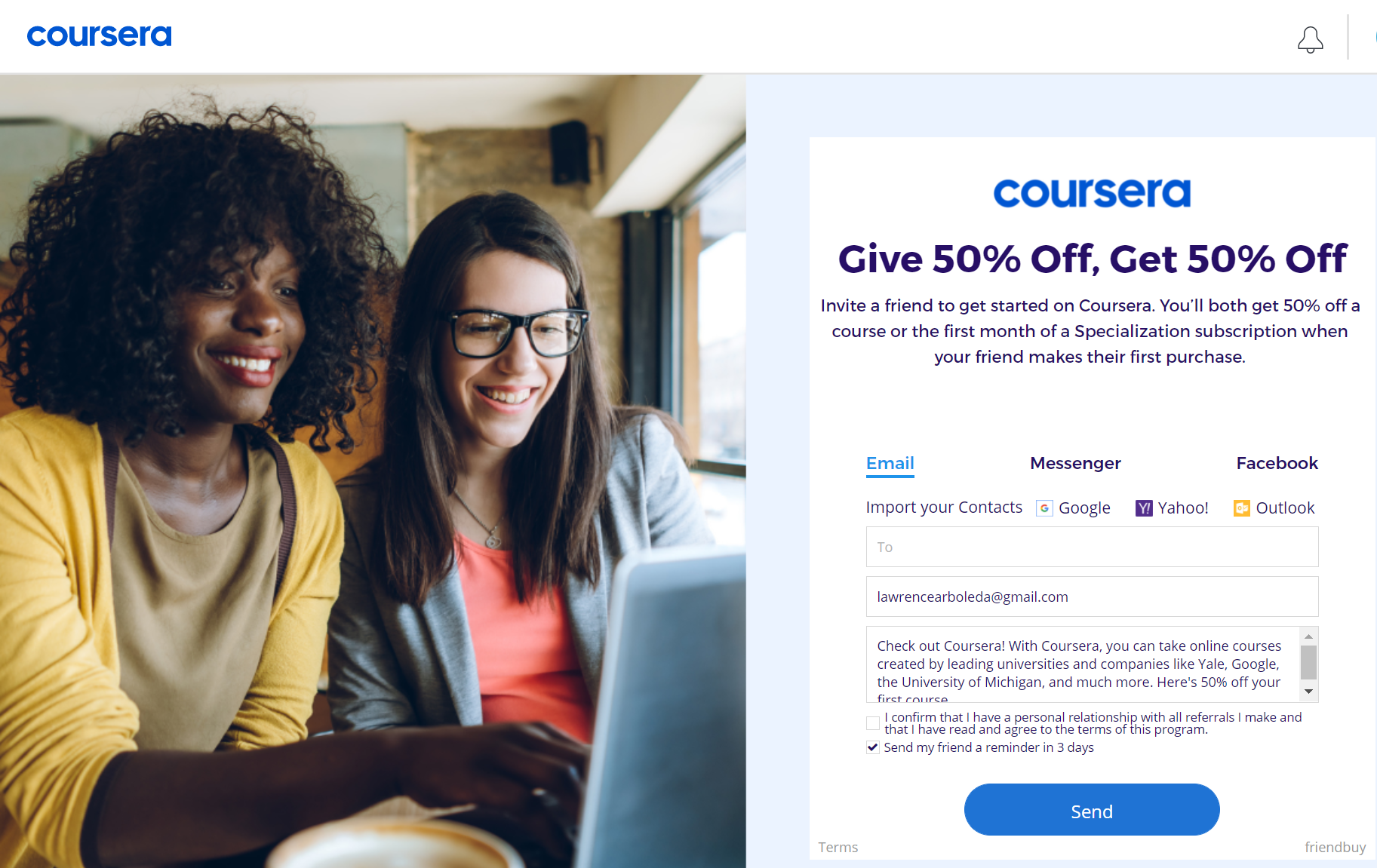 Coursera 推荐中心