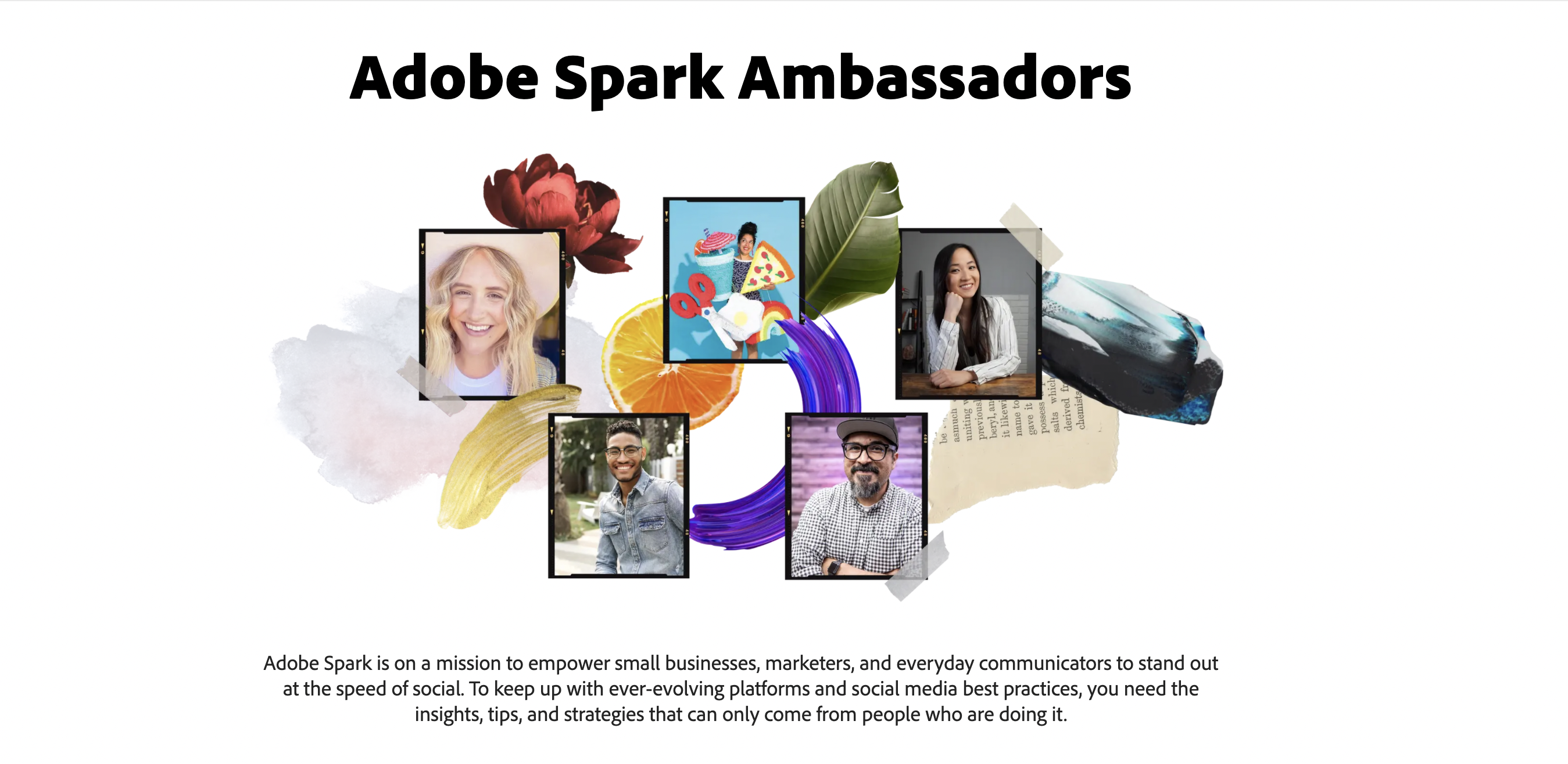 Embaixadores do Adobe Spark