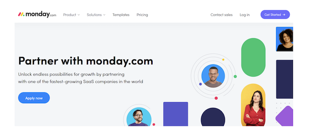 programa de parceiros de segunda-feira