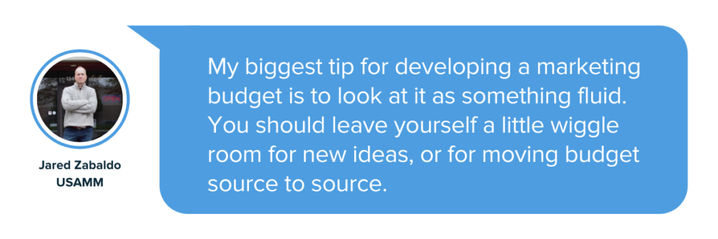 сохраняйте гибкий маркетинговый бюджет