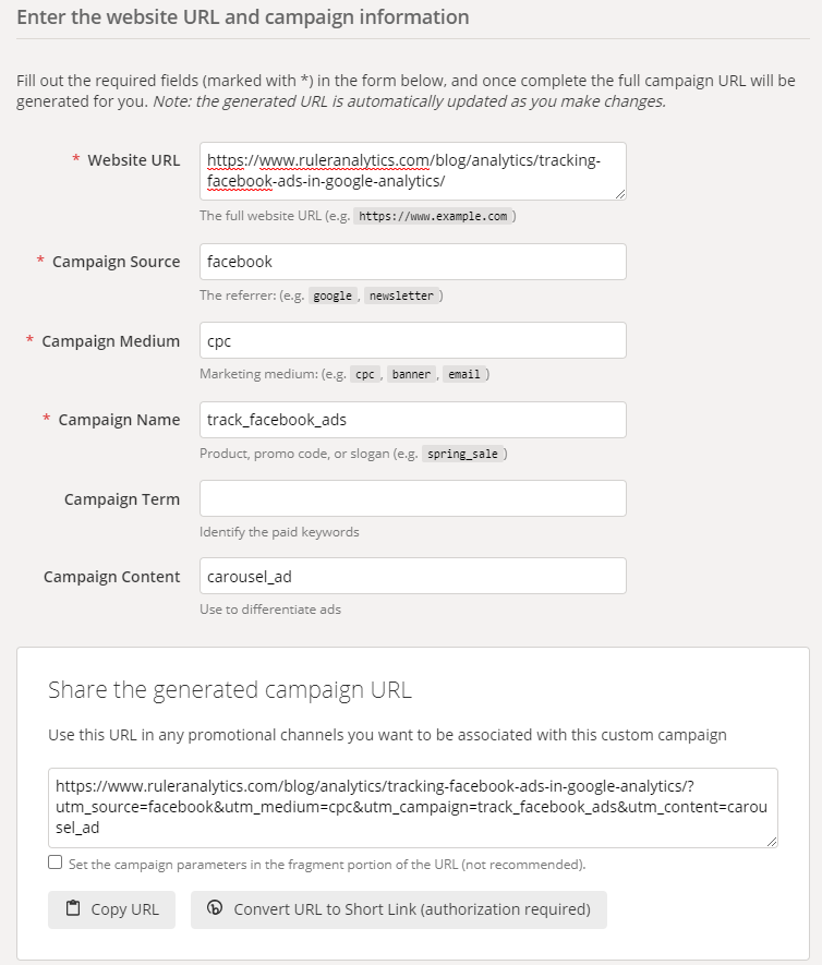 كيفية تتبع اعلانات الفيسبوك - الخطوة 1 - www.ruleranalytics.com