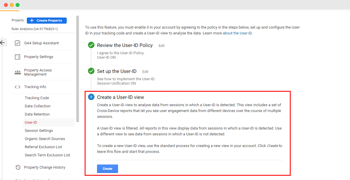 Google Analytics-Benutzerverfolgung – Schritt 5 – www.ruleranalytics.com
